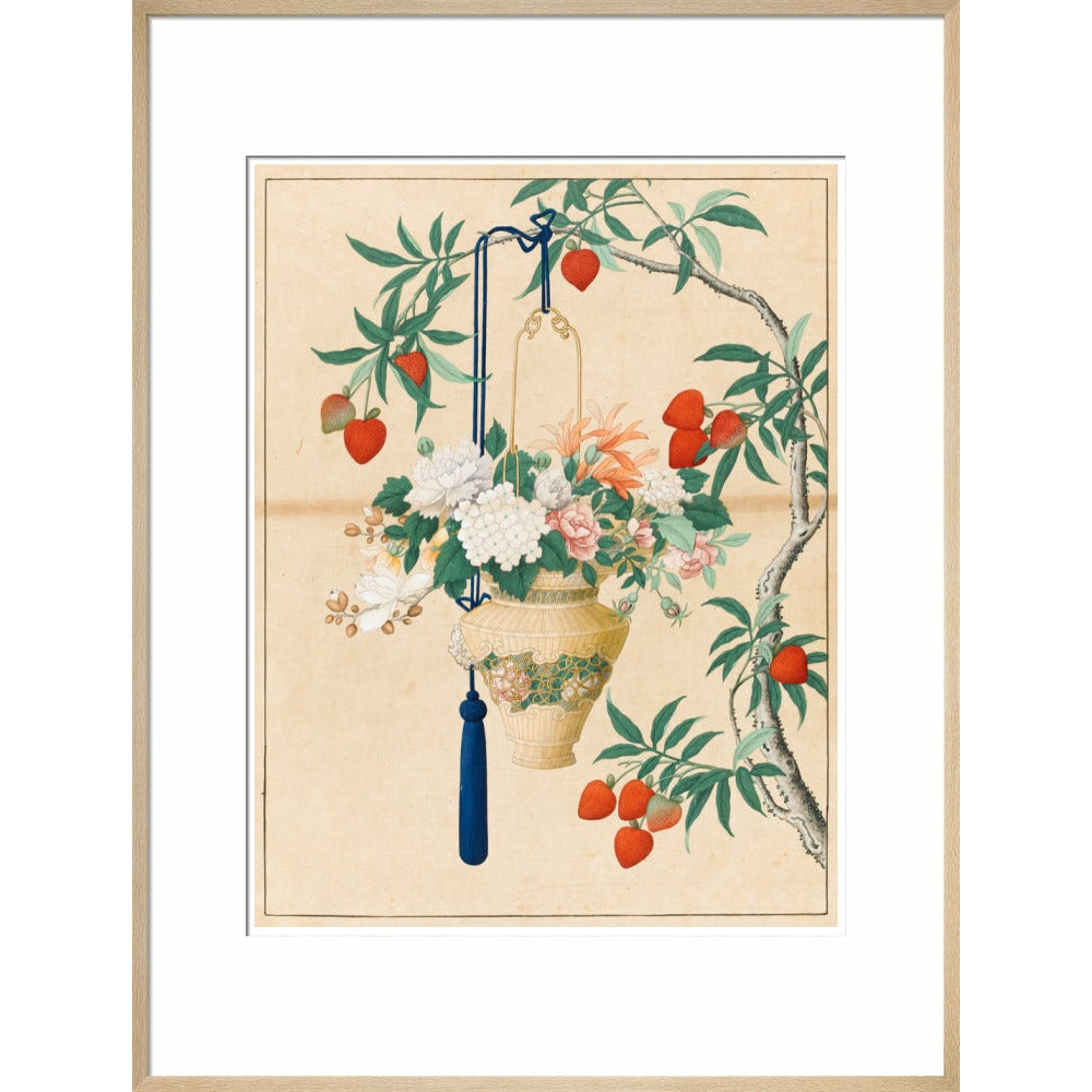 Flowers in a Lantern - Art print
