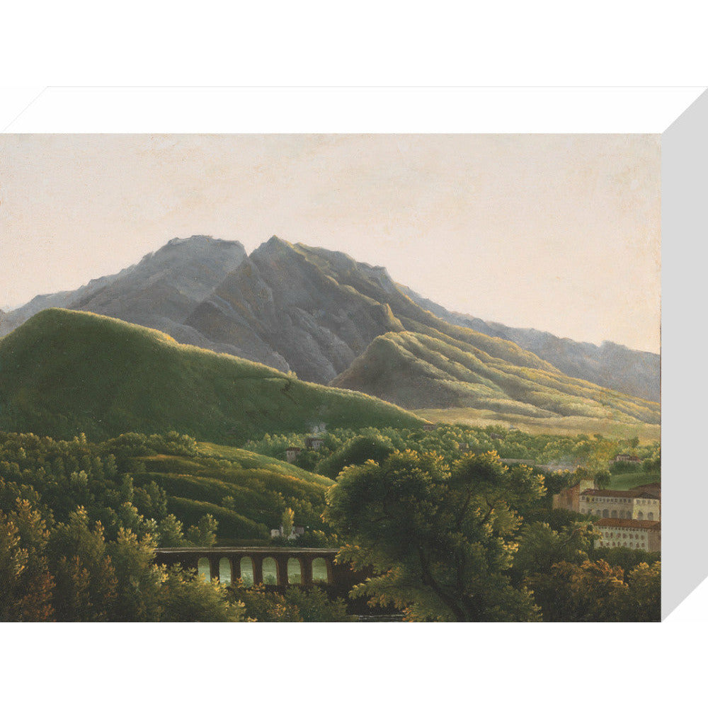 View of the Bridge and the Town of Cava - Art print