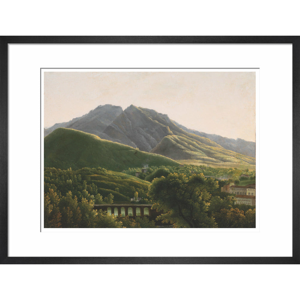 View of the Bridge and the Town of Cava - Art print