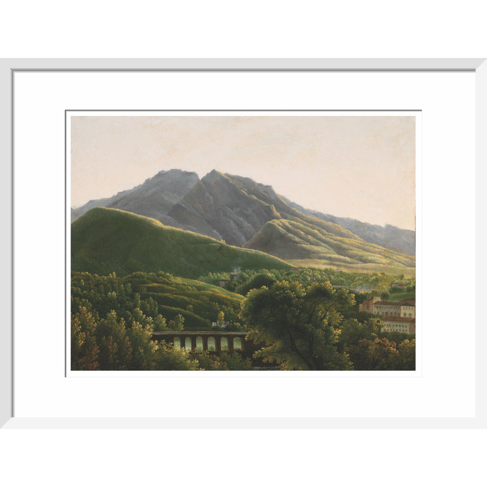 View of the Bridge and the Town of Cava - Art print