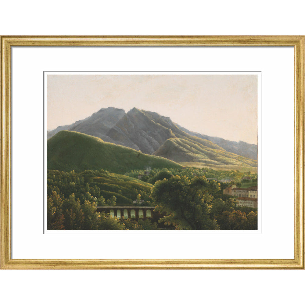 View of the Bridge and the Town of Cava - Art print
