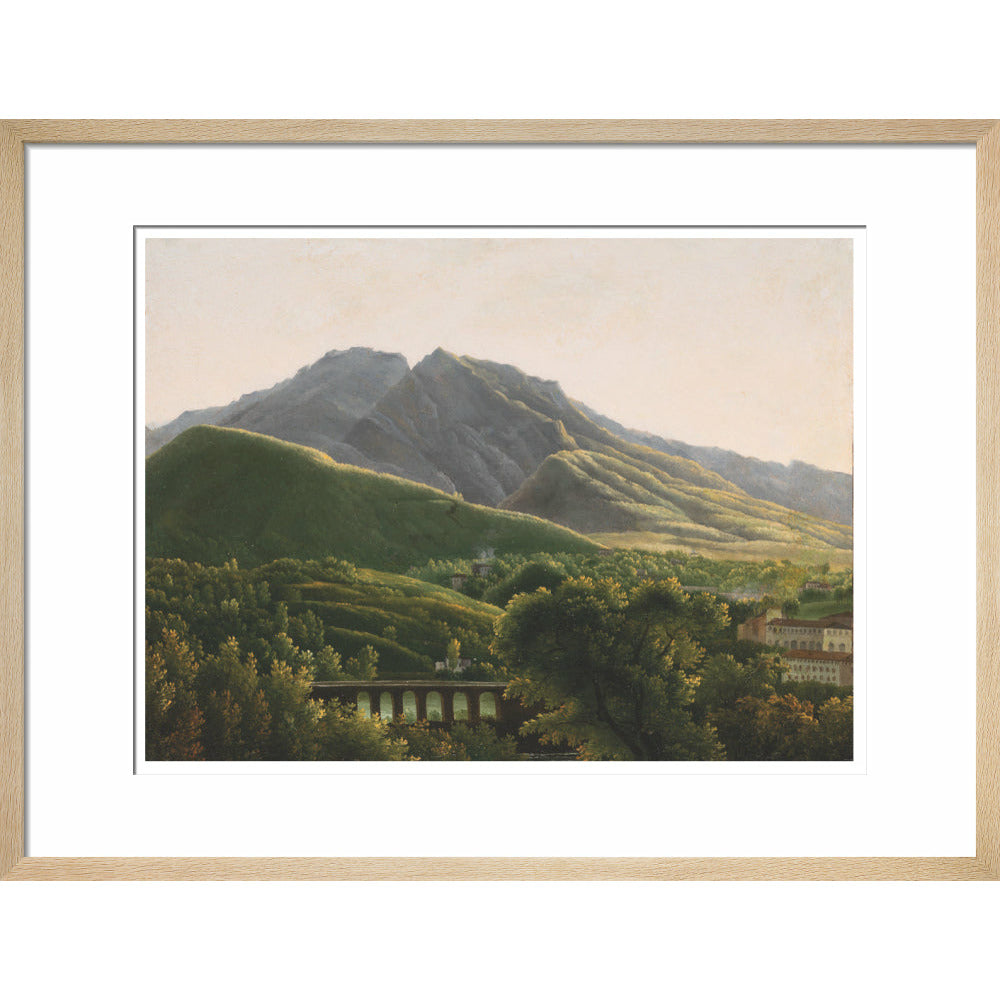 View of the Bridge and the Town of Cava - Art print