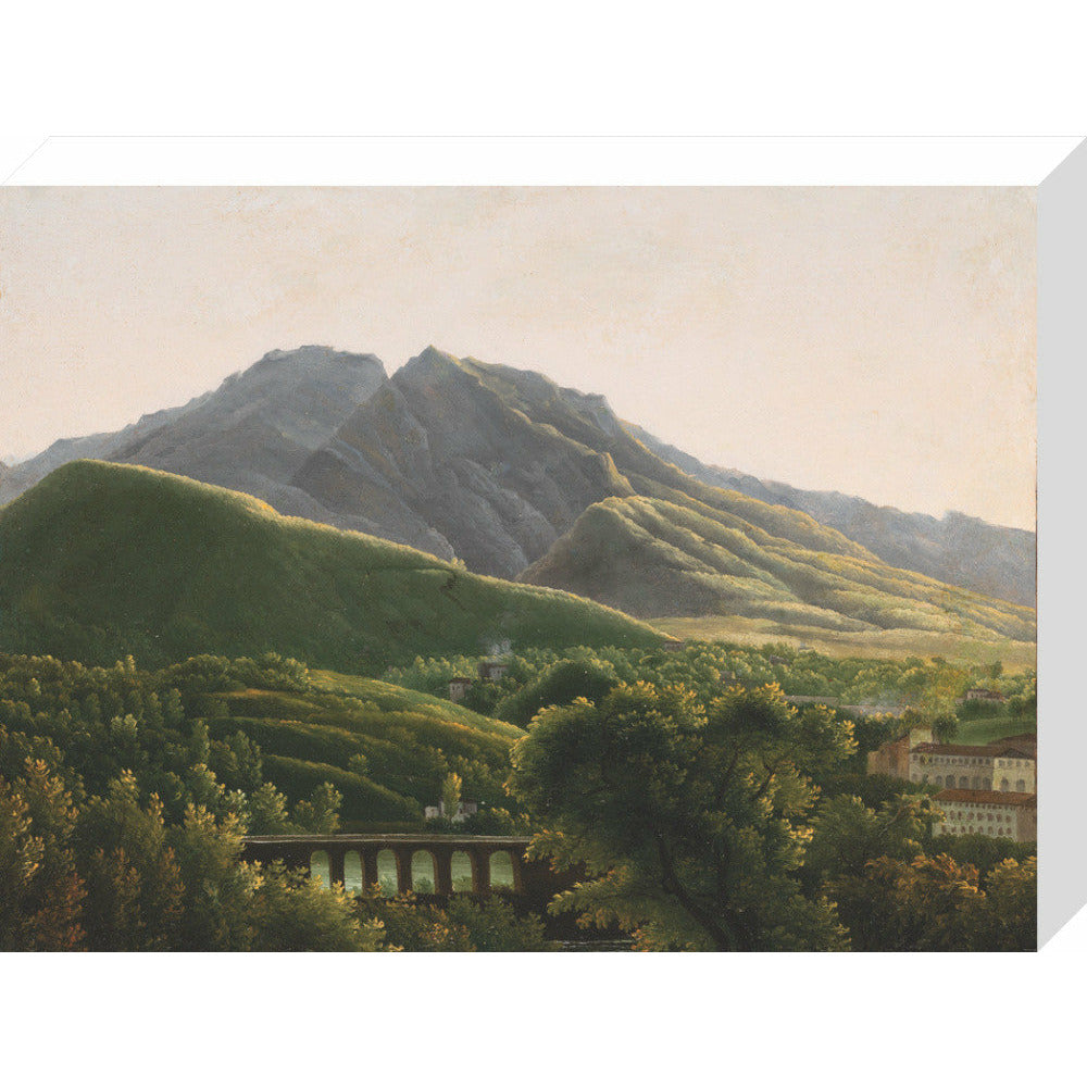 View of the Bridge and the Town of Cava - Art print