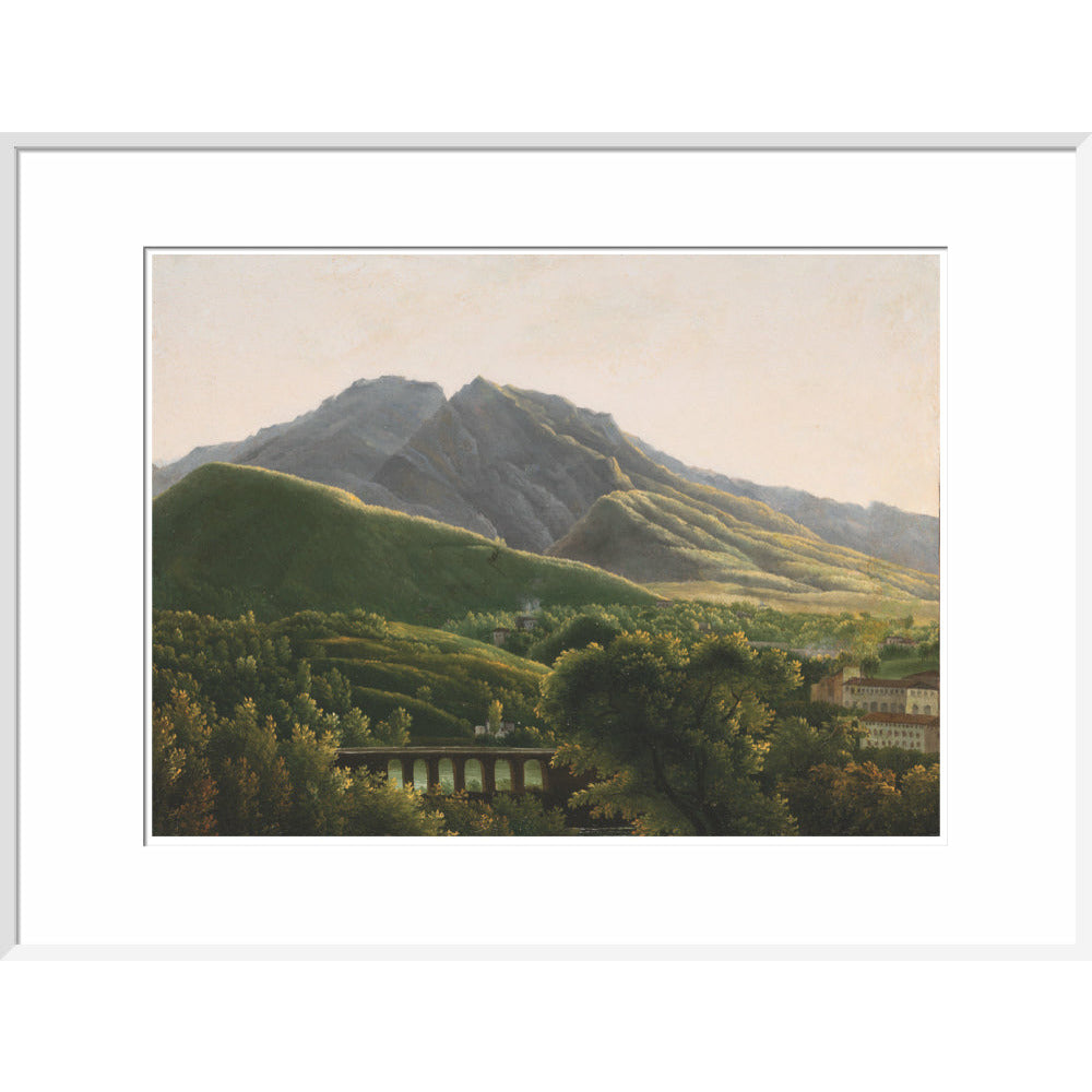 View of the Bridge and the Town of Cava - Art print