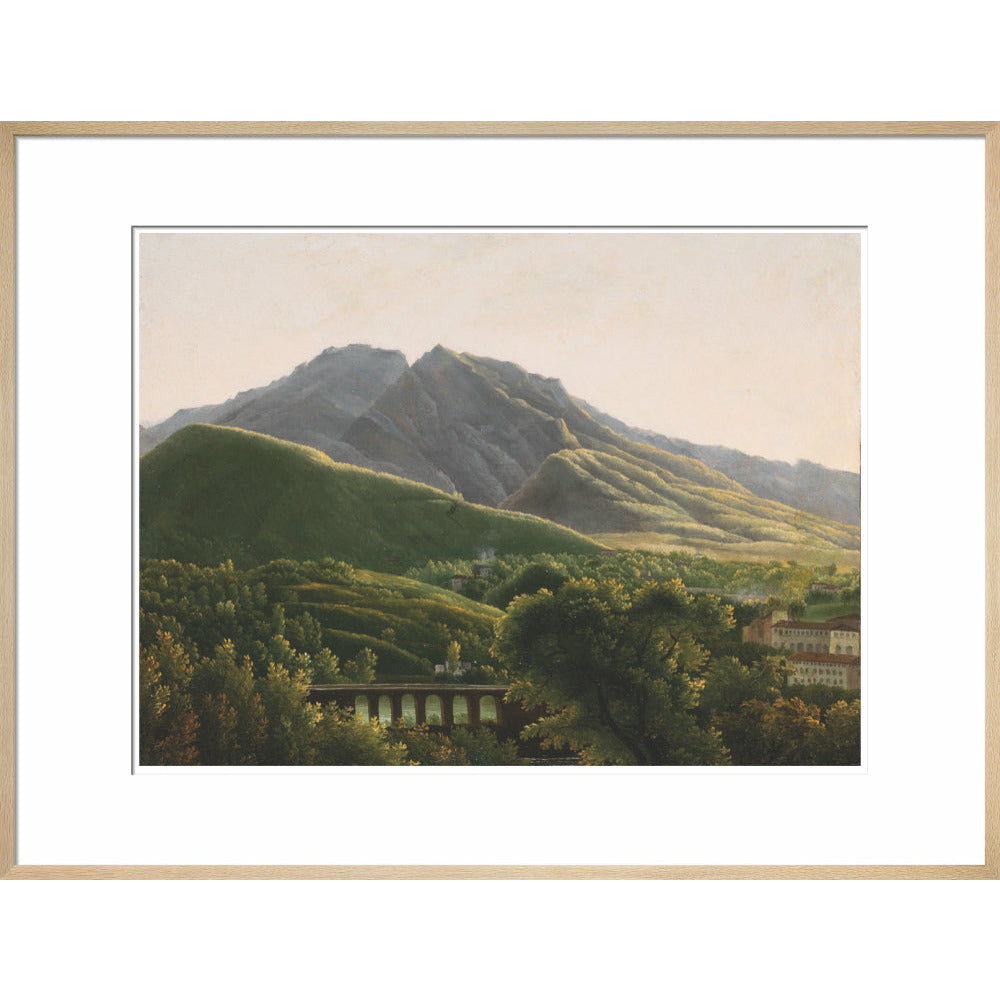 View of the Bridge and the Town of Cava - Art print