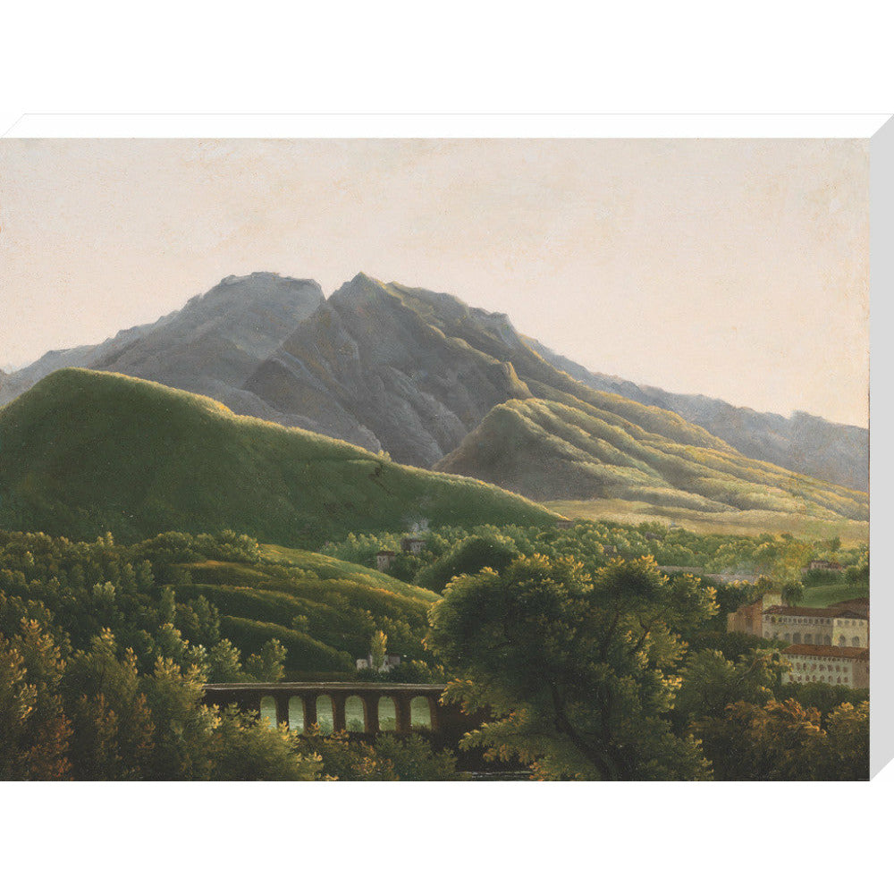 View of the Bridge and the Town of Cava - Art print