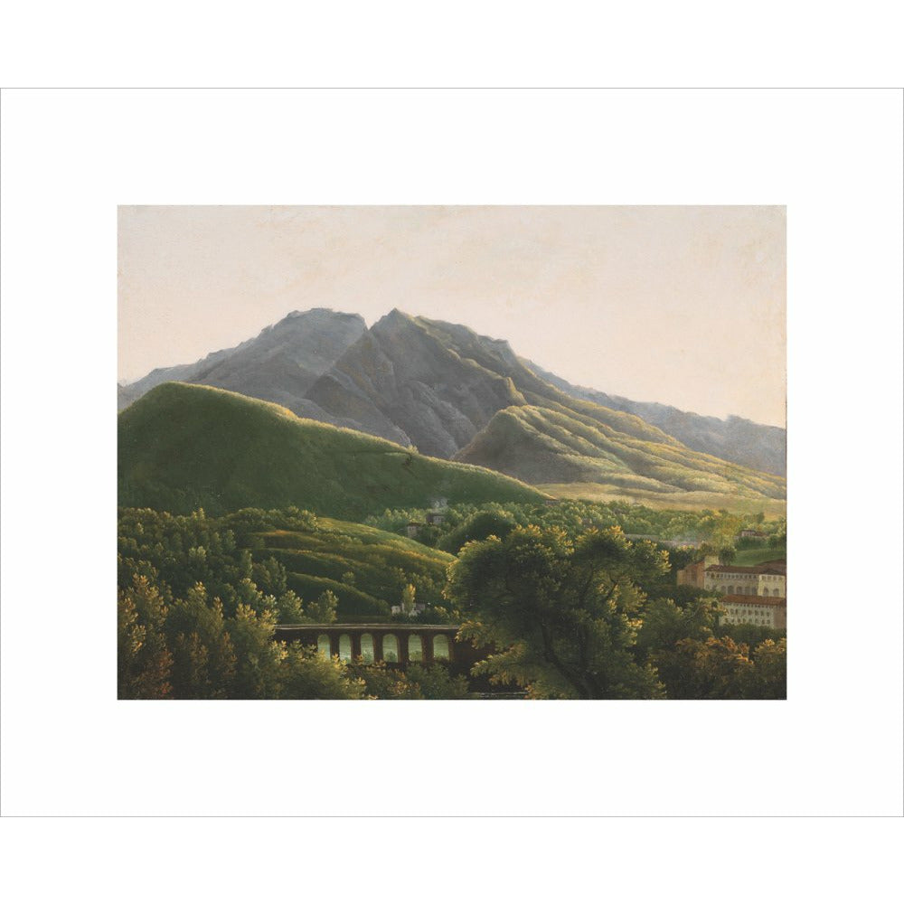 View of the Bridge and the Town of Cava - Art print