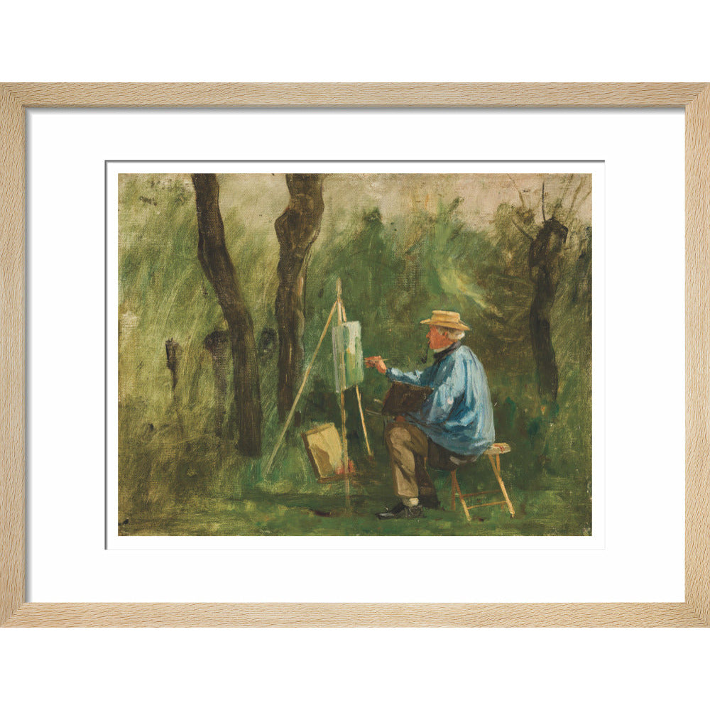 Corot at his Easel - Art print