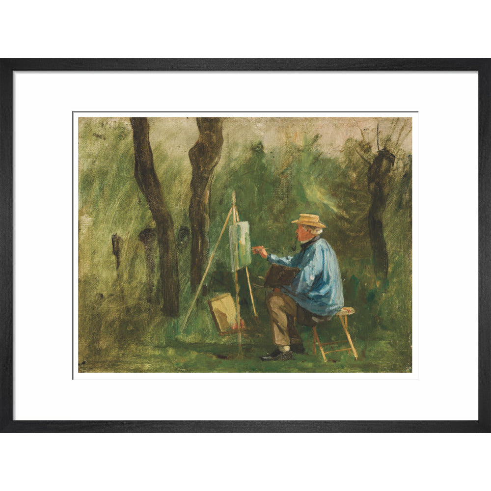 Corot at his Easel - Art print