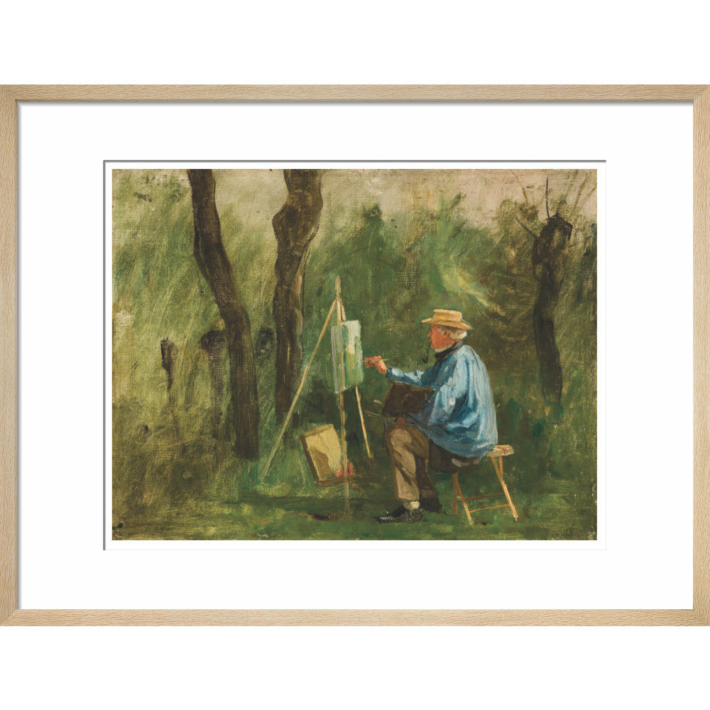 Corot at his Easel - Art print