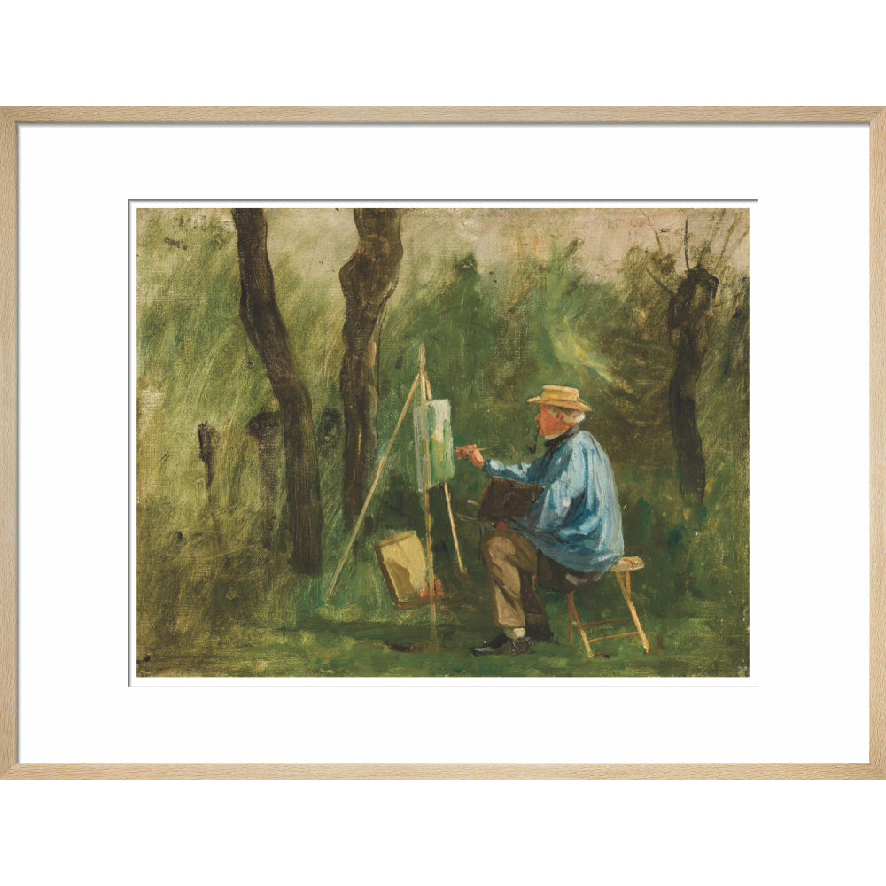 Corot at his Easel - Art print