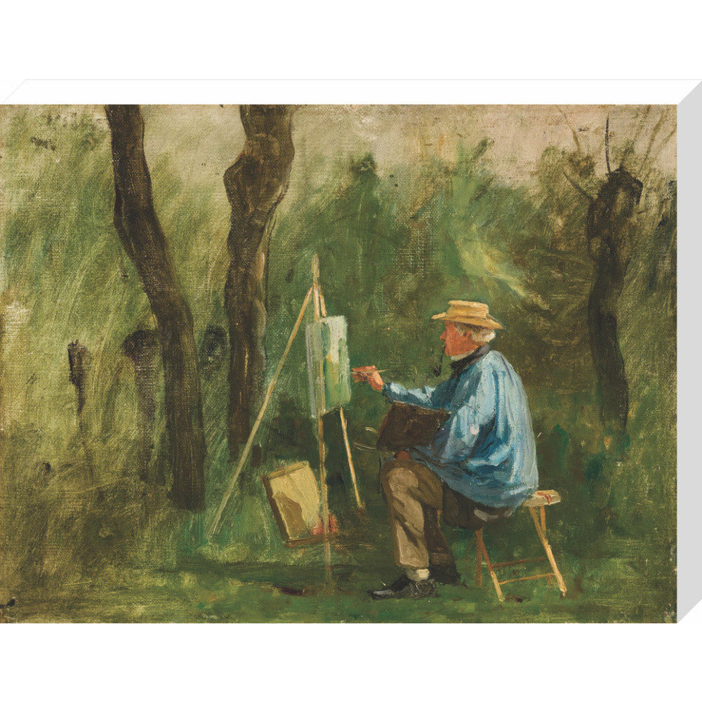 Corot at his Easel - Art print