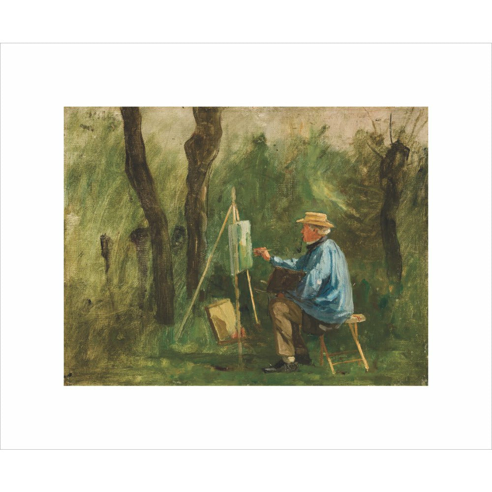 Corot at his Easel - Art print