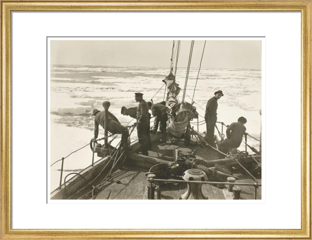 Entering the pack ice - Art print