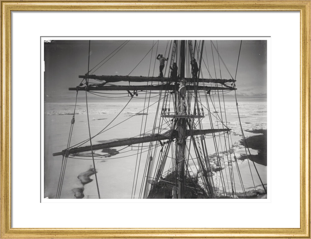 In the ice-pack, from the Main-top of the Terra Nova - Art print