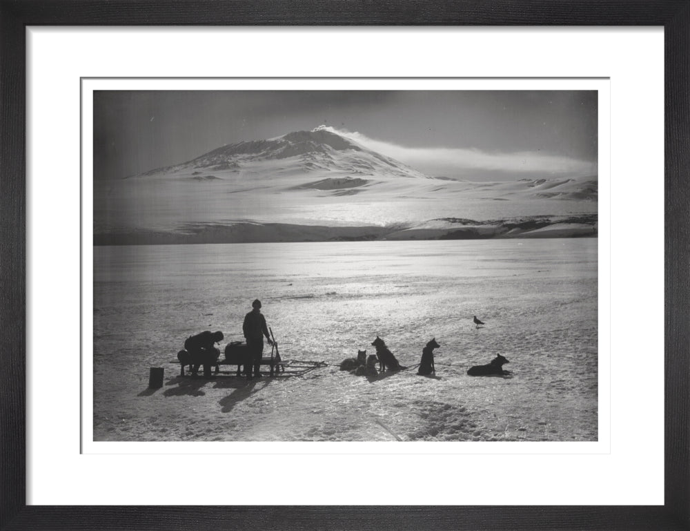 Smoke cloud from Erebus - Art print