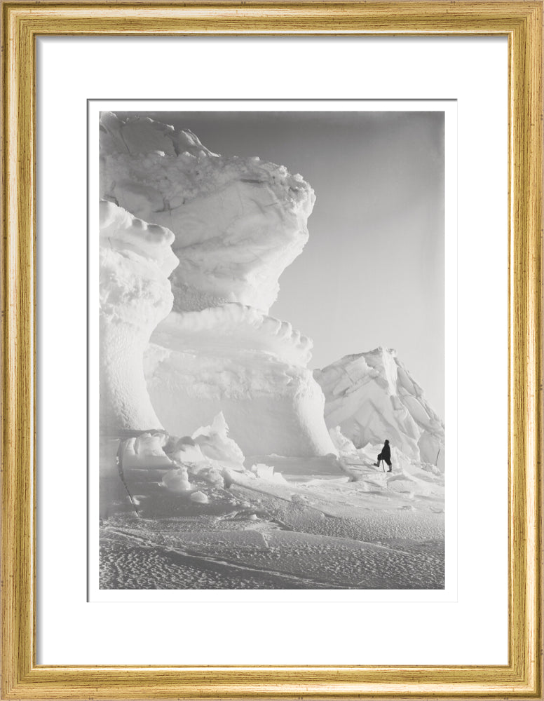 Huge Ice bastion of the Castle Berg - Art print