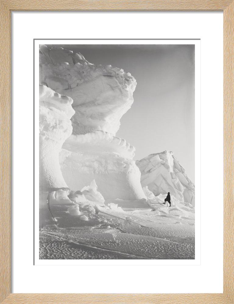 Huge Ice bastion of the Castle Berg - Art print