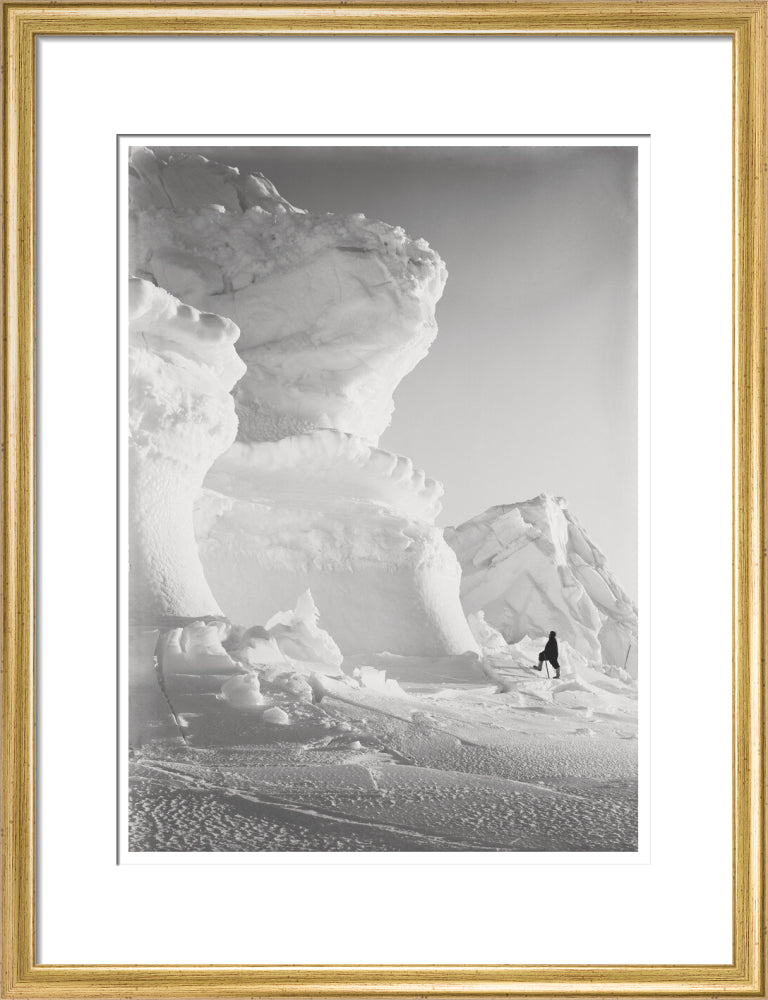 Huge Ice bastion of the Castle Berg - Art print