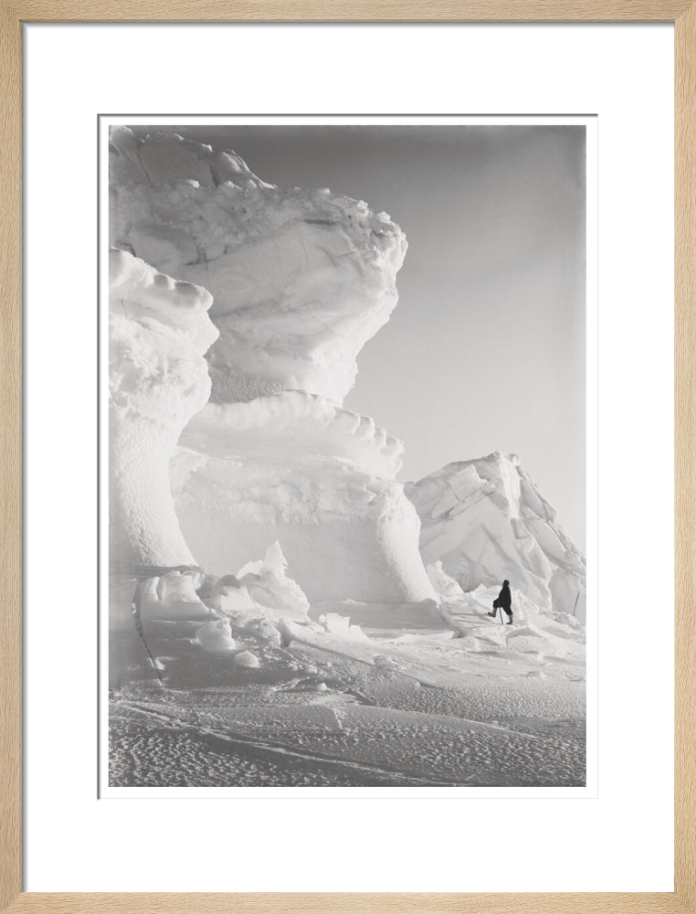 Huge Ice bastion of the Castle Berg - Art print