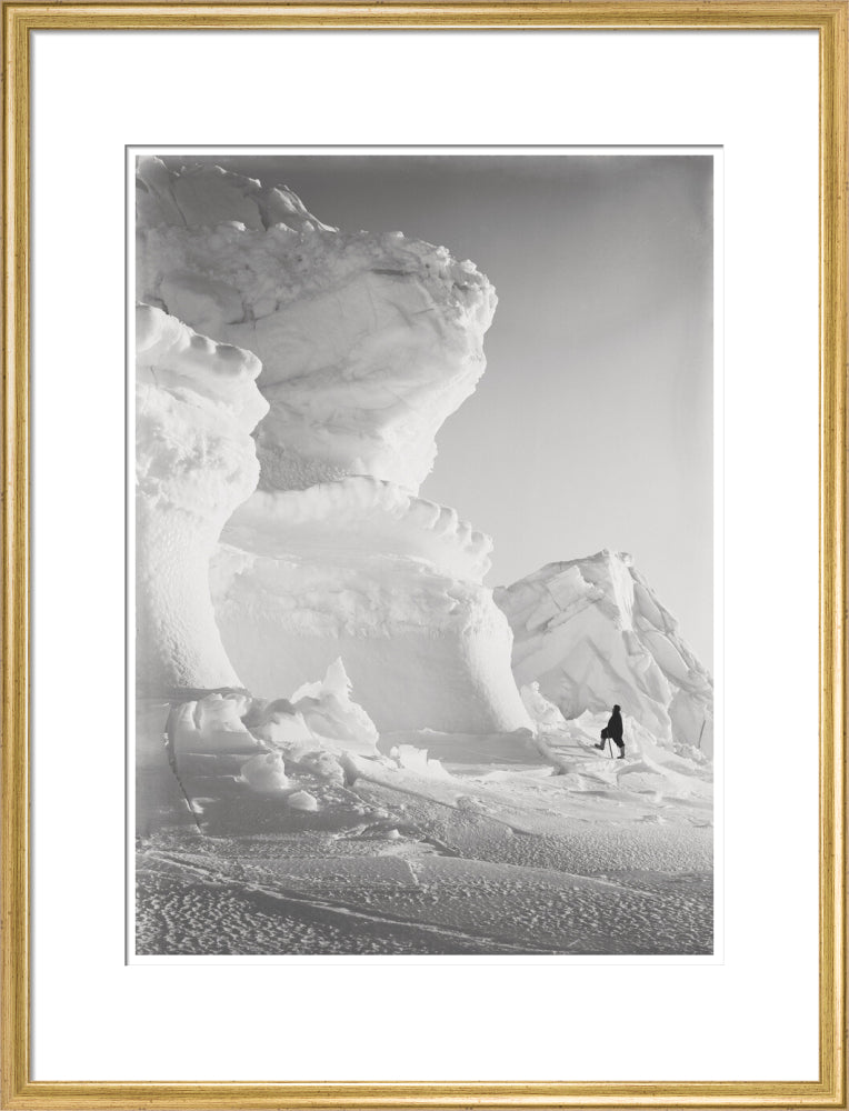Huge Ice bastion of the Castle Berg - Art print