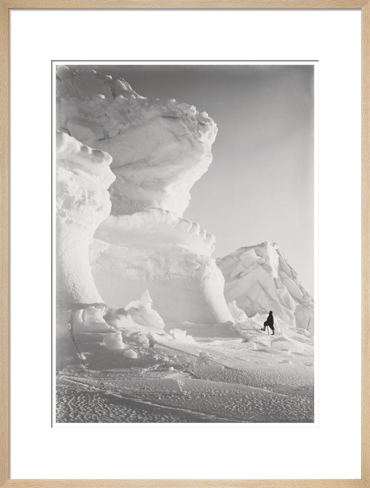 Huge Ice bastion of the Castle Berg - Art print