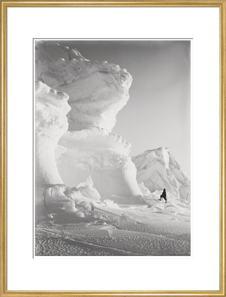 Huge Ice bastion of the Castle Berg - Art print