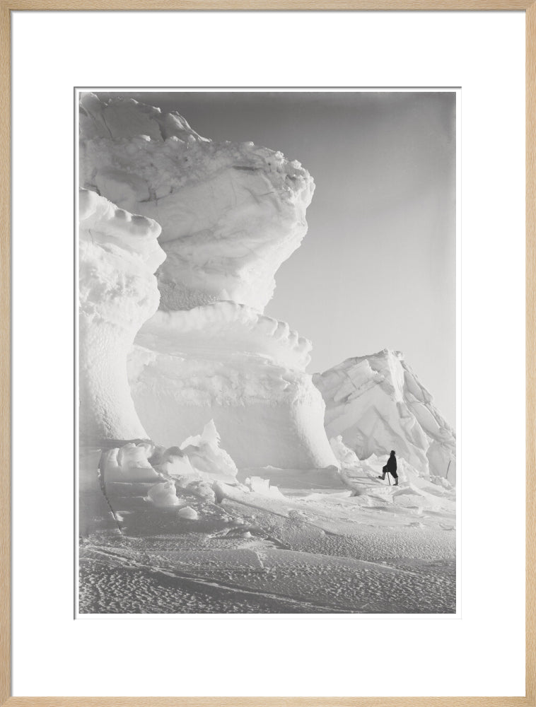 Huge Ice bastion of the Castle Berg - Art print