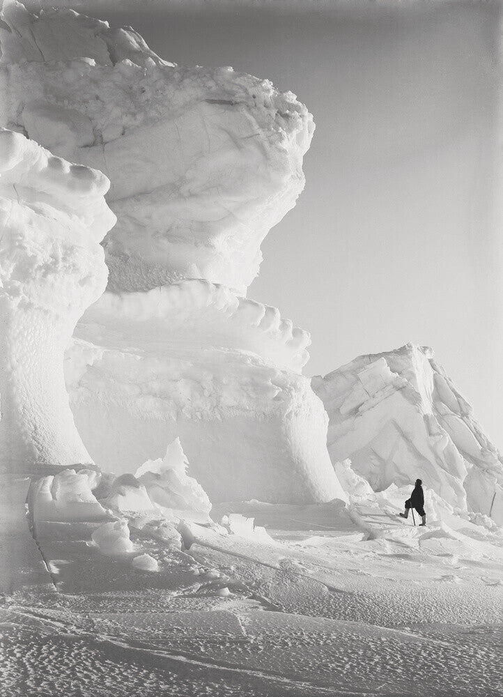 Huge Ice bastion of the Castle Berg - Art print