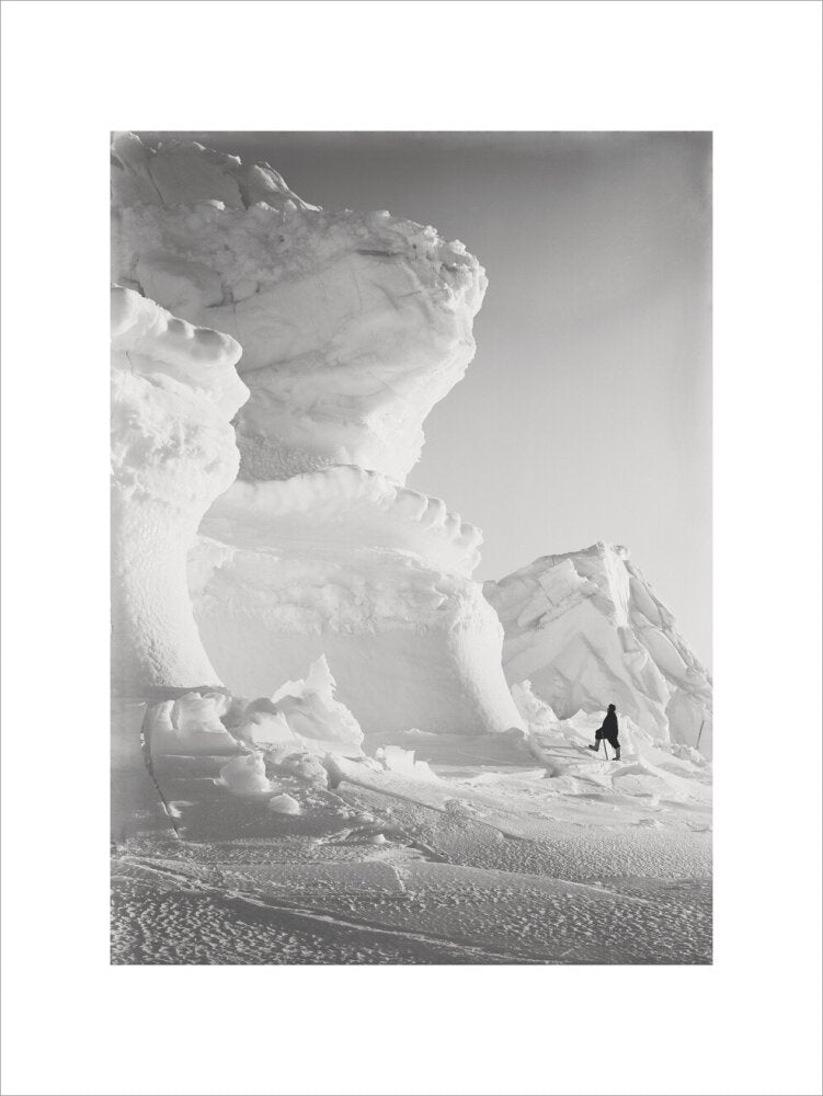 Huge Ice bastion of the Castle Berg - Art print