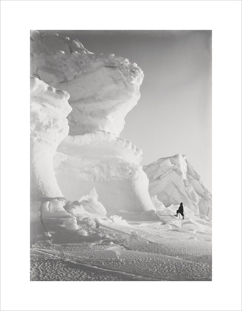 Huge Ice bastion of the Castle Berg - Art print
