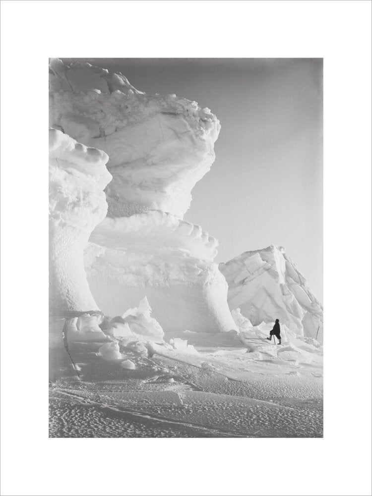 Huge Ice bastion of the Castle Berg - Art print