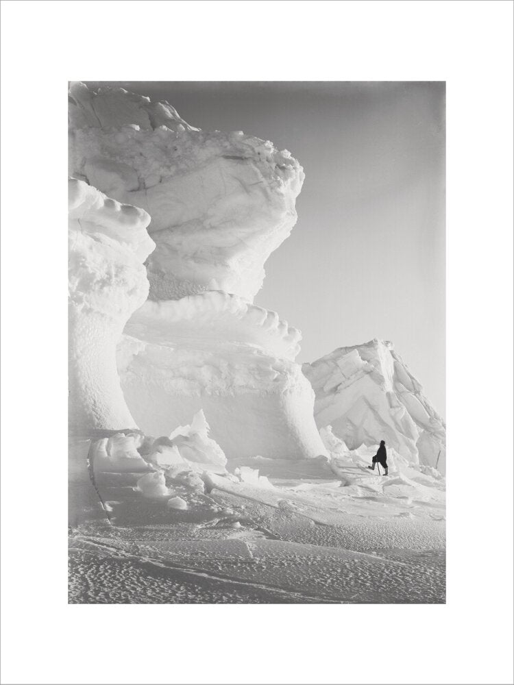 Huge Ice bastion of the Castle Berg - Art print