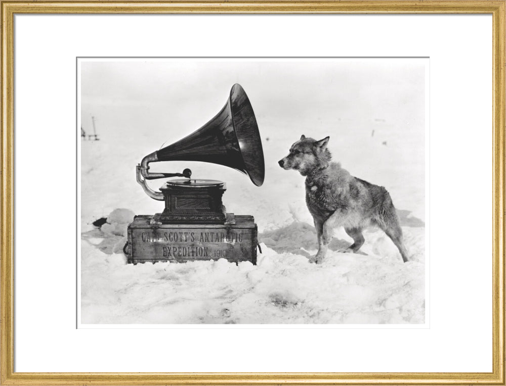 Chris and the Gramophone - Art print