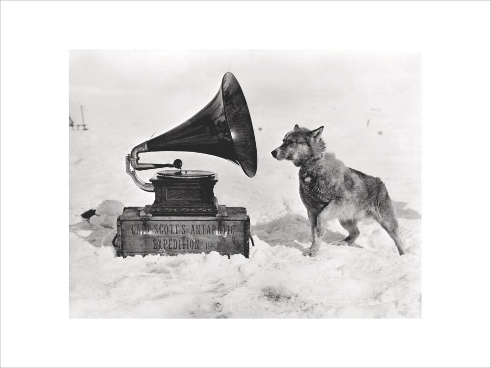 Chris and the Gramophone - Art print