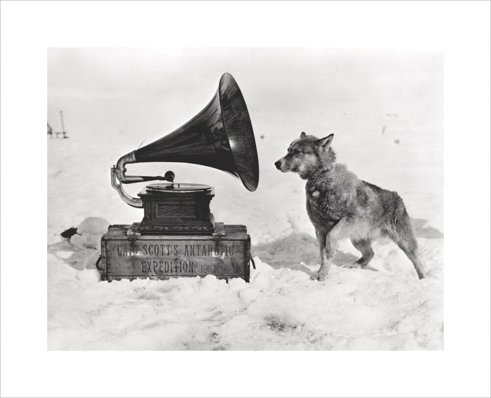 Chris and the Gramophone - Art print