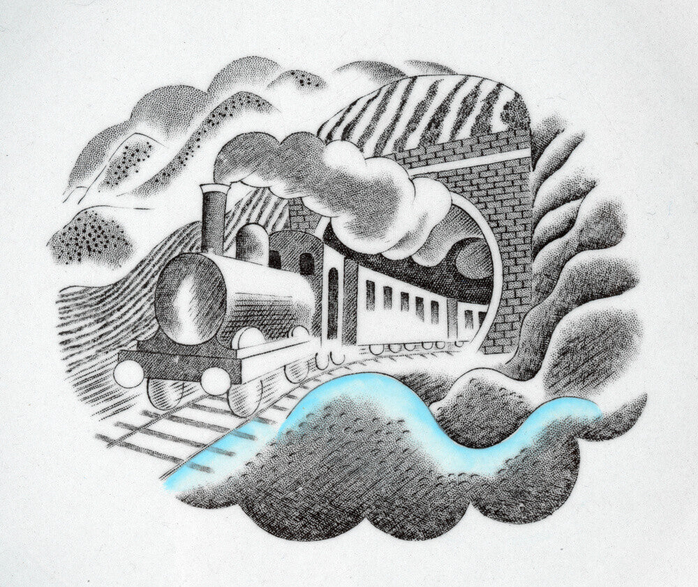 Train from 'Travel' series - Art print