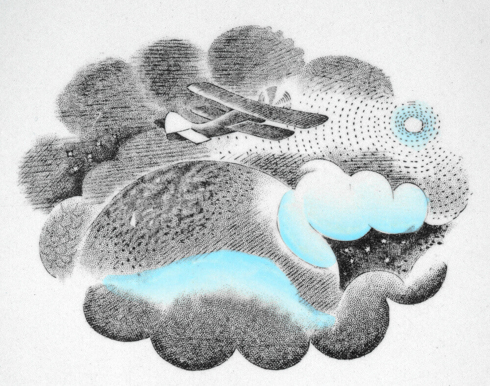 Aeroplane from 'Travel' series - Art print