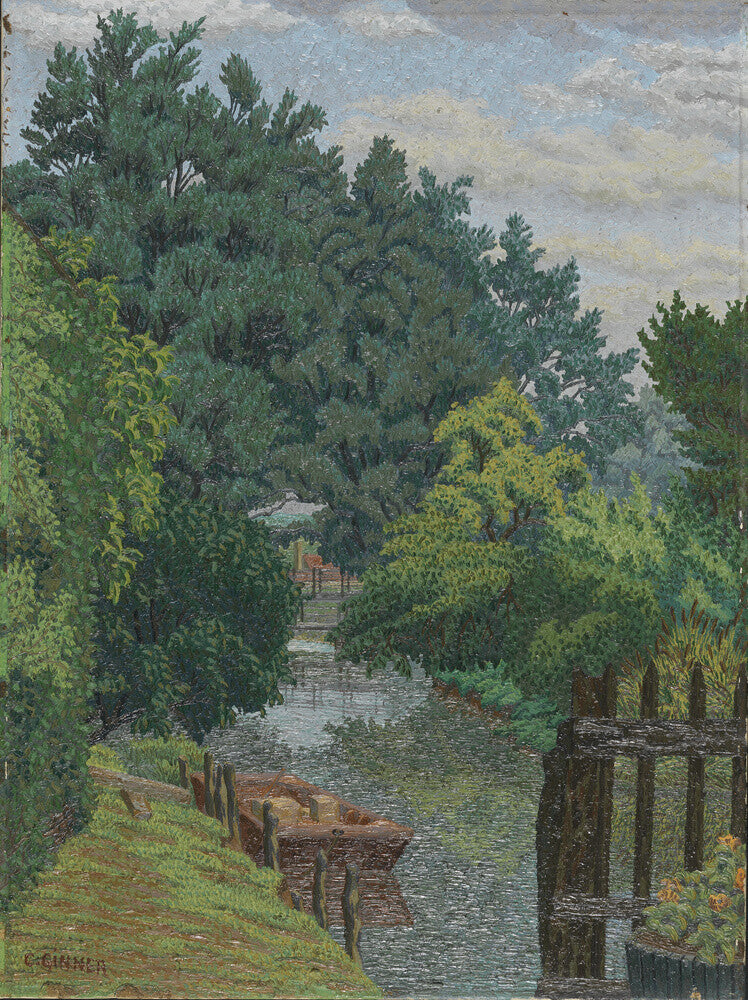 The Punt in the Mill Stream - Art print