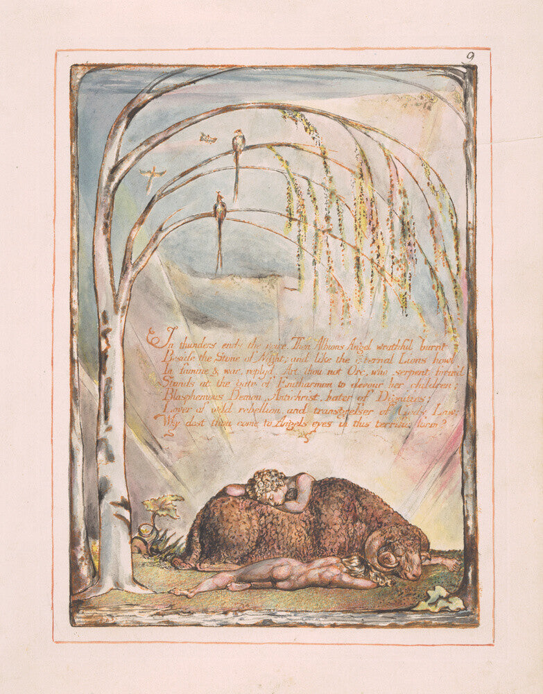 In thunders ends the voice - Art print