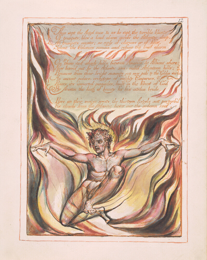 Thus wept the Angel voice - Art print