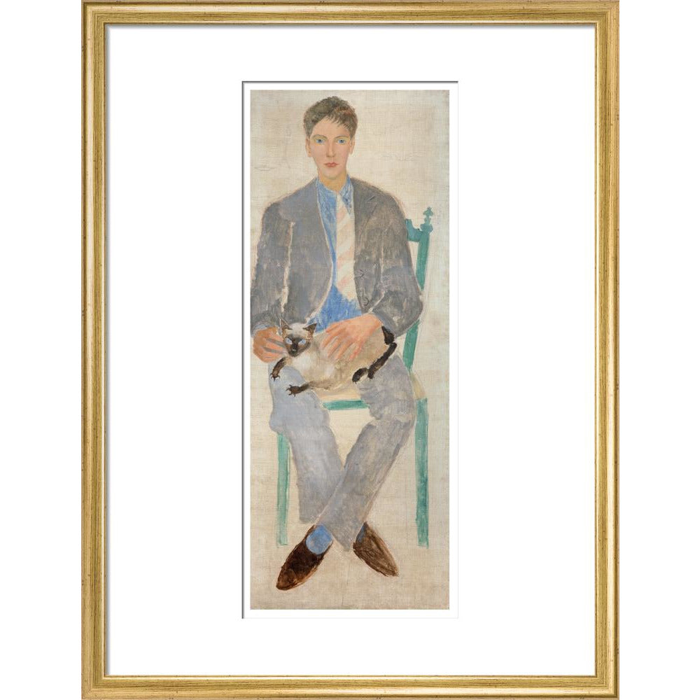Boy with Cat (Jean Bourgoint)