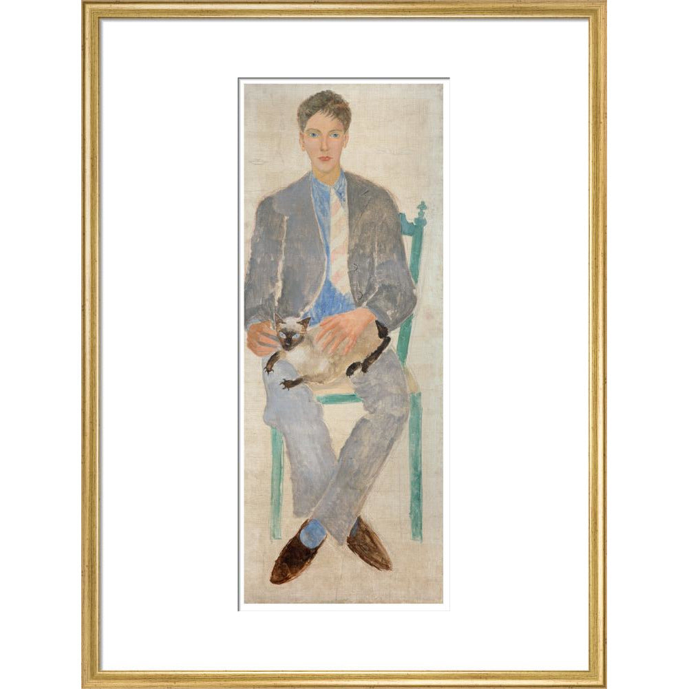 Boy with Cat (Jean Bourgoint)