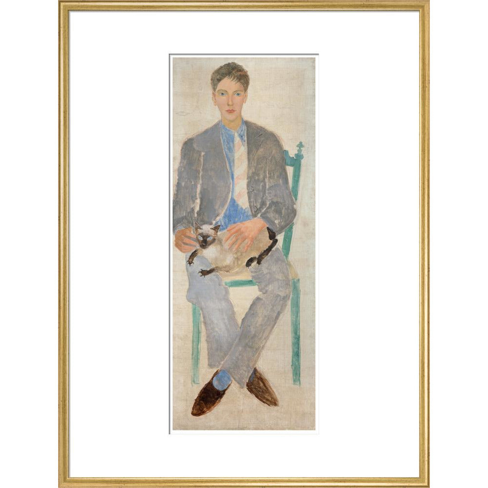 Boy with Cat (Jean Bourgoint)