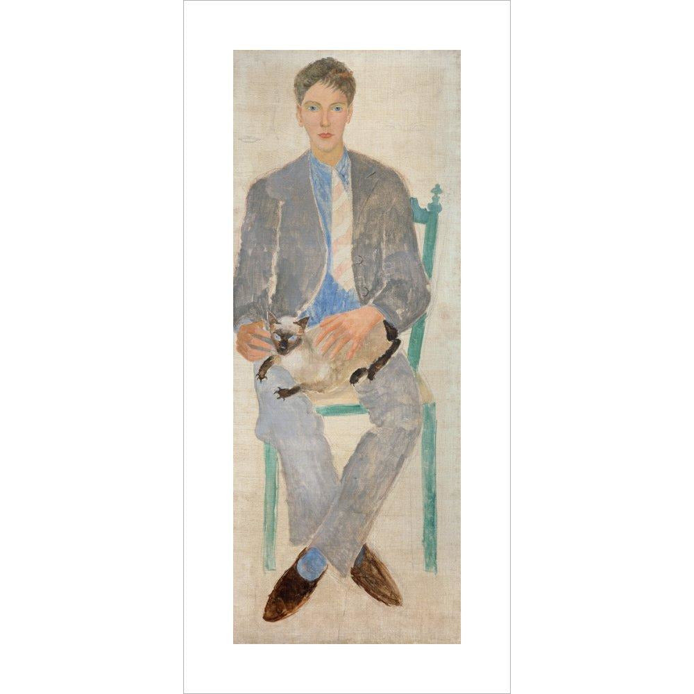 Boy with Cat (Jean Bourgoint)