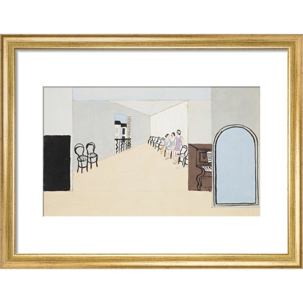 Stage design for Diaghilev's ballet, Romeo and Juliet - Art print