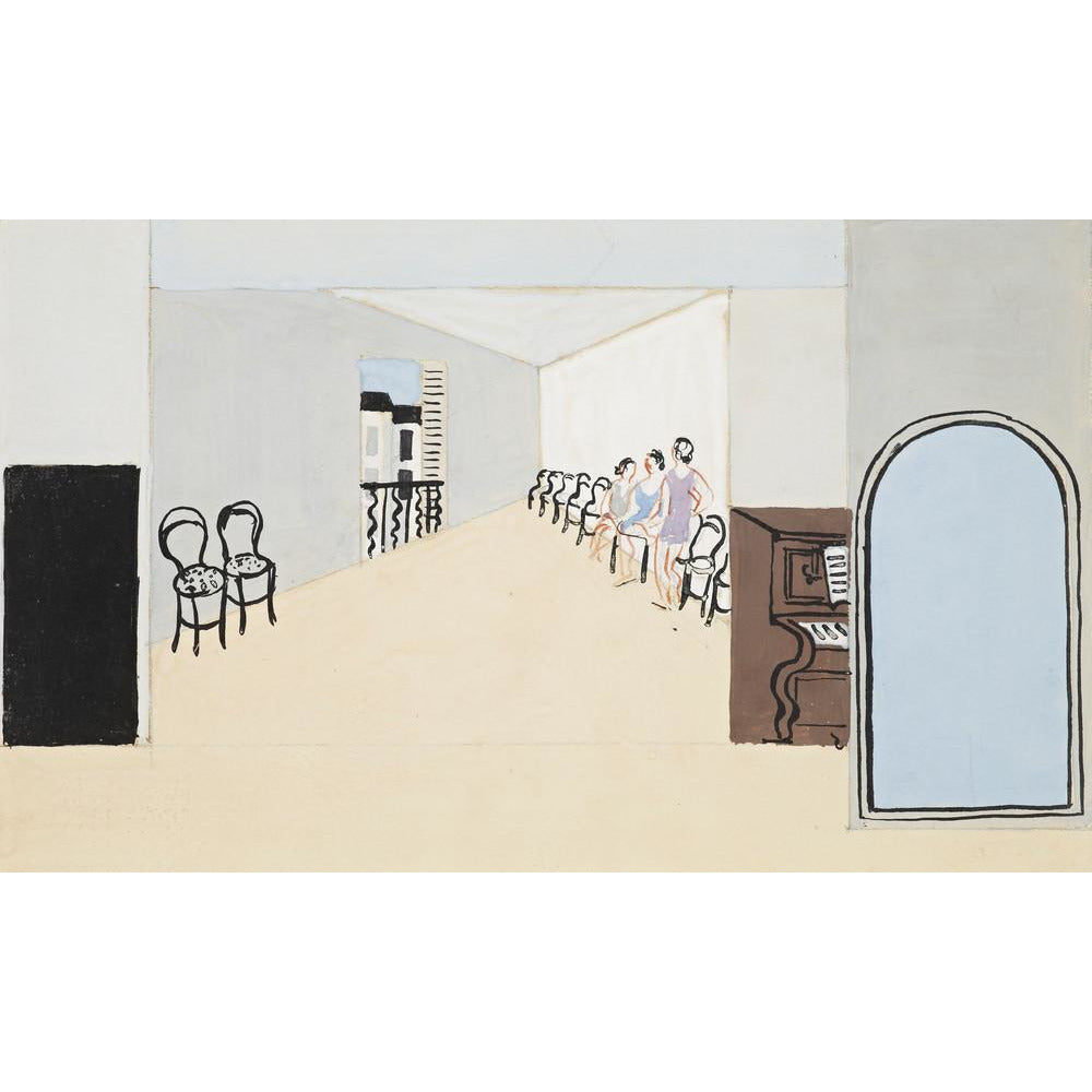 Stage design for Diaghilev's ballet, Romeo and Juliet - Art print