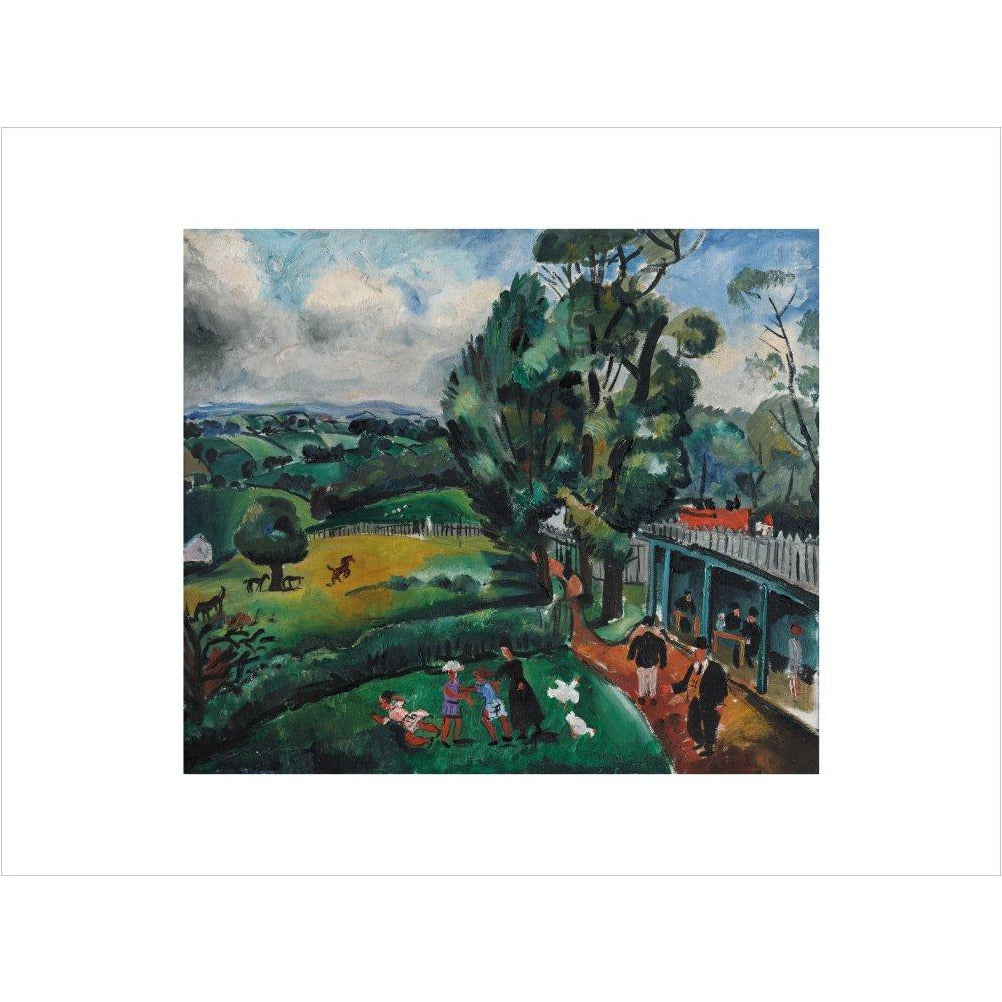 Landscape with Figures - Art print