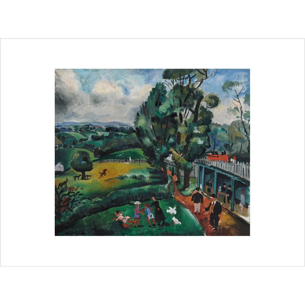 Landscape with Figures - Art print