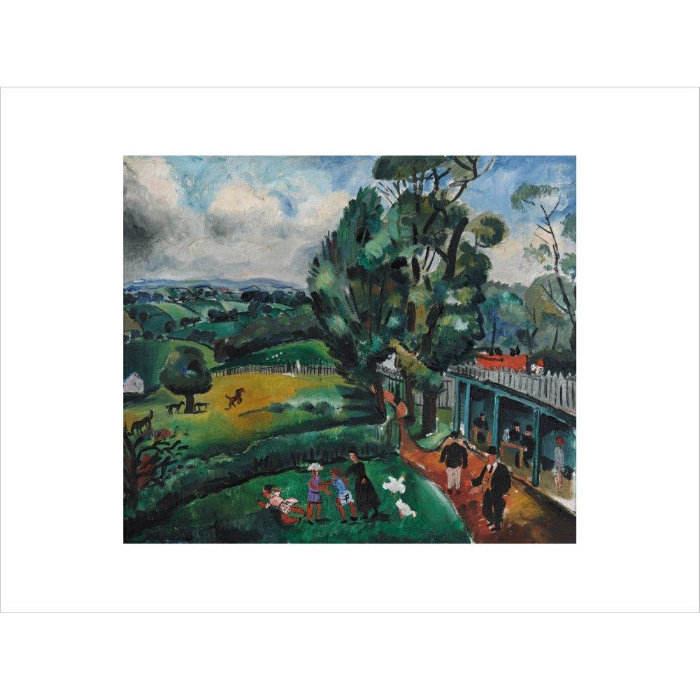 Landscape with Figures - Art print